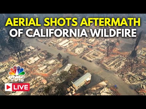 Los Angeles Wildfires LIVE: Aerial Footages Show Aftermath of California&#039;s Deadliest Wildfire | N18G